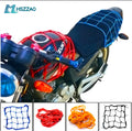 Motorcycle Flexible Cargo Net – Helmet Holder & Luggage Mesh With Hooks (Random Color)